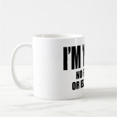 Ik ben van jou geen restitutie of ruil koffiemok (Links)