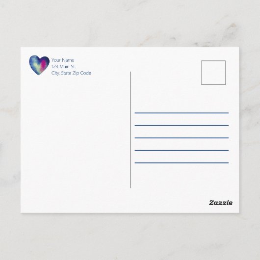 Ik ben van jou, GEEN RESTITUTIES! Briefkaart (Achterkant)