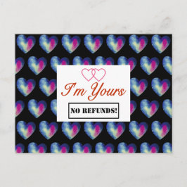 Ik ben van jou, GEEN RESTITUTIES! Briefkaart