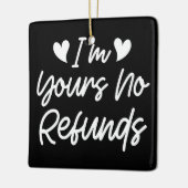 Ik ben van jou Geen Restituties Valentijnsdag Scha Keramisch Ornament (Links)