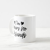 Ik ben van jou Geen Restituties Valentijnsdag Scha Koffiemok (Voorkant links)