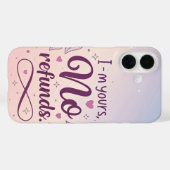 Ik ben van jou, geen terugbetaling – Vrouwelijk Br Case-Mate iPhone Case (Achterkant (horizontaal))