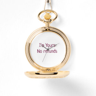 Ik ben van jou geen terugbetalingen valentijnsdag horloge