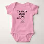 Ik ben van Mars Baby Bodysuit (Voorkant)