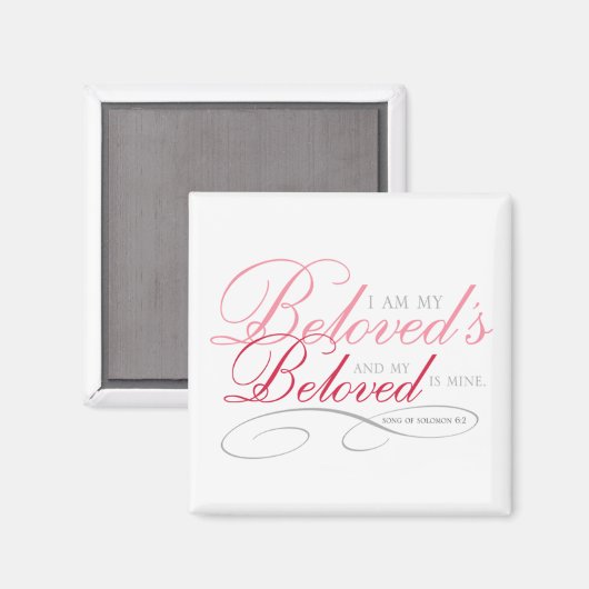 Ik ben van mij, roze magneet (Voorkant / Achterkant)