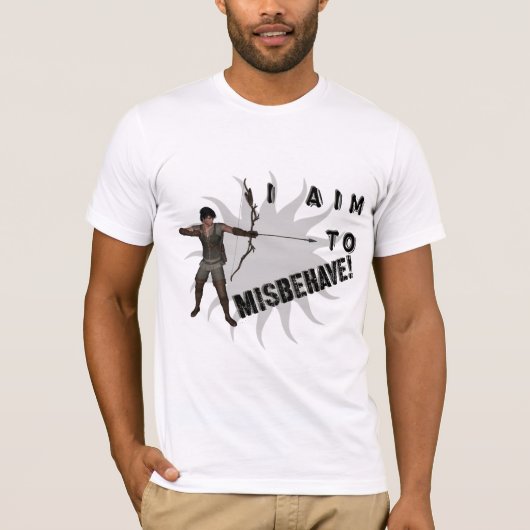 Ik ben van plan me mis te dragen! t-shirt (Voorkant)
