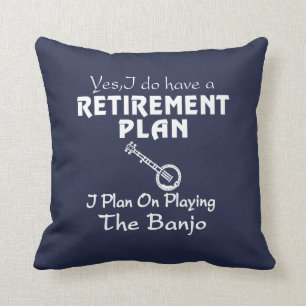 Ik ben van plan om de banjo te spelen! kussen