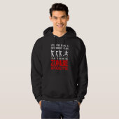 Ik ben van plan om de zombie Apocalypse Runner te Hoodie (Voorkant volledig)