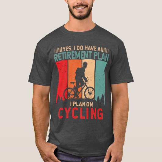 Ik ben van plan om te fietsen Fietser Fietsen T-shirt (Voorkant)