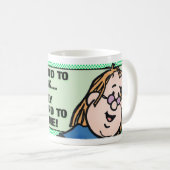 Ik ben van plan om te werken koffiemok (Voorkant rechts)