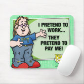 Ik ben van plan om te werken muismat (Met muis)