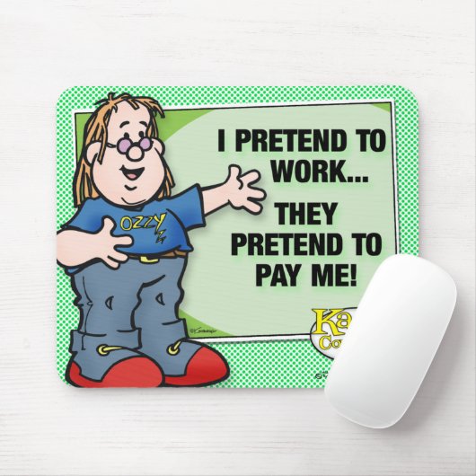 Ik ben van plan om te werken muismat (Met muis)