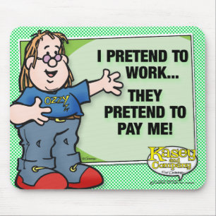 Ik ben van plan om te werken muismat