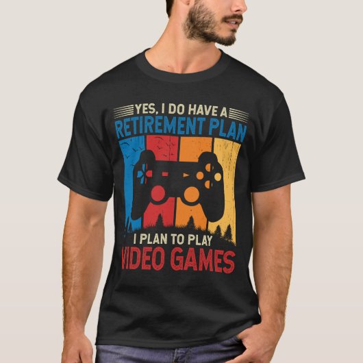 Ik ben van plan om videogames Funny Gamer te spele T-shirt (Voorkant)
