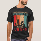 Ik ben van plan op Hertenjacht kleding Hunter Funn T-shirt (Voorkant)