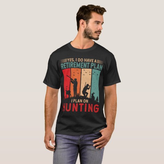 Ik ben van plan op Hertenjacht kleding Hunter Funn T-shirt (Voorkant volledig)