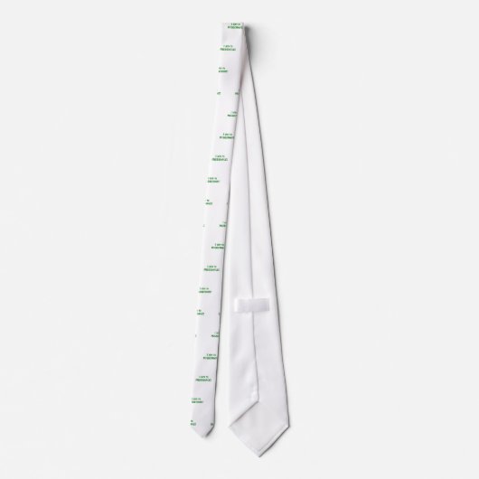 Ik ben van plan zich te misdragen stropdas (Achterkant)