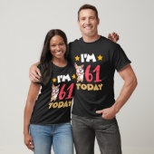 Ik ben vandaag 61 t-shirt (Unisex)