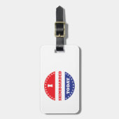 Ik ben vandaag aan het skimboard bagagelabel (Voorkant verticaal)