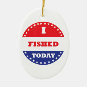 Ik ben vandaag dood keramisch ornament