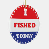 Ik ben vandaag dood keramisch ornament (Rechts)