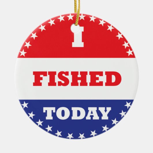 Ik ben vandaag dood keramisch ornament (Voorkant)