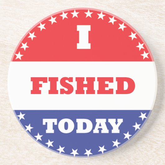 Ik ben vandaag dood zandsteen onderzetter (Voorkant)