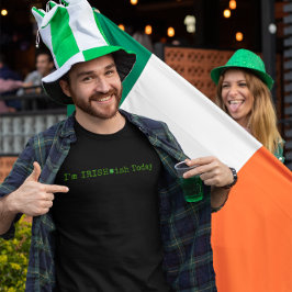 Ik ben vandaag Iers-ig St. Patrick's Dag Minimalis T-shirt