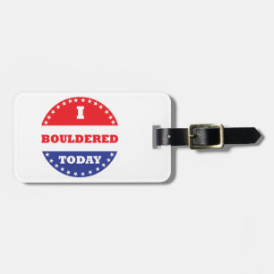 Ik ben vandaag in de steek gelaten bagagelabel