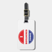 Ik ben vandaag in de steek gelaten bagagelabel (Voorkant verticaal)