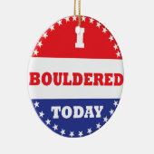 Ik ben vandaag in de steek gelaten keramisch ornament (Rechts)