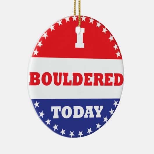 Ik ben vandaag in de steek gelaten keramisch ornament (Rechts)