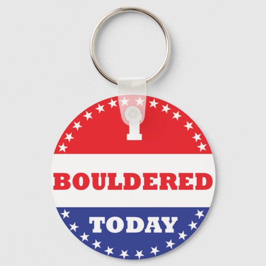 Ik ben vandaag in de steek gelaten sleutelhanger (Voorkant)