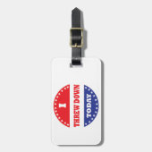 Ik ben vandaag naar beneden gegaan bagagelabel (Voorkant verticaal)