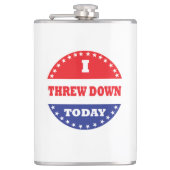 Ik ben vandaag naar beneden gegaan heupfles (Voorkant)