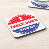 Ik ben vandaag naar beneden gegaan onderzetter (Linkerzijde)