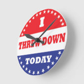 Ik ben vandaag naar beneden gegaan ronde klok (Hoek)