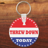 Ik ben vandaag naar beneden gegaan sleutelhanger (Voorkant)