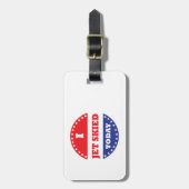 Ik ben vandaag op een jetski gereden bagagelabel (Voorkant verticaal)