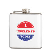 Ik ben vandaag opgevoed heupfles (Voorkant)