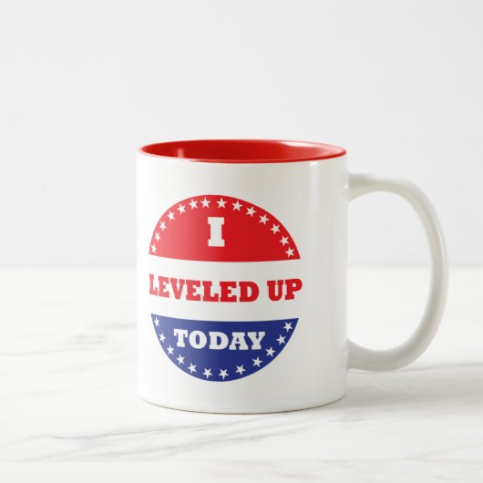 Ik ben vandaag opgevoed tweekleurige koffiemok (Rechts)