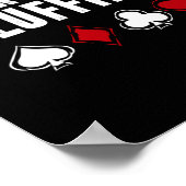 Ik ben vast Bluffing Poker Casino Poster (Hoek)