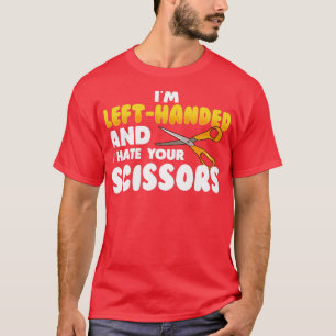 Ik ben vast en ik haat je schaar t-shirt