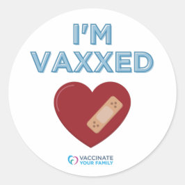 Ik ben Vaxxed Ronde Sticker