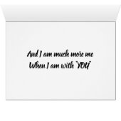 IK BEN VEEL MEER **WANNEER IK BIJ U BEN** (Binenzijde Horizontaal (Onderkant))