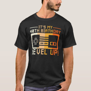 Ik Ben Veertig Niveau Omhoog T Game Controller Gam T-shirt