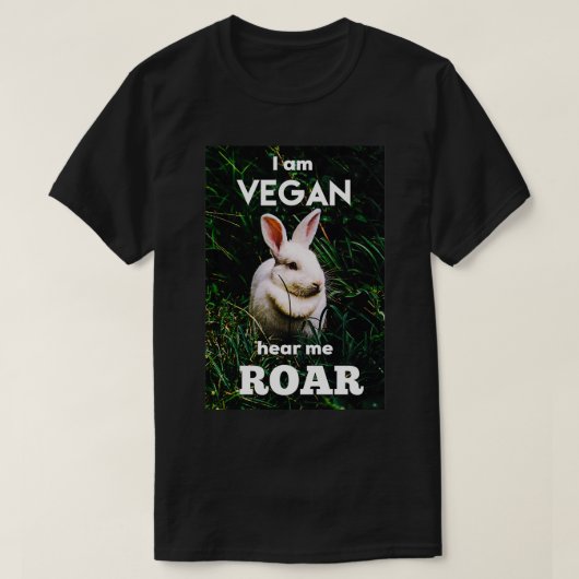 Ik ben Vegan 1 T-shirt (Design voorkant)