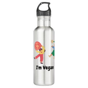 Ik ben VEGAN, beste cadeautjes voor Vegans, grappi Waterfles