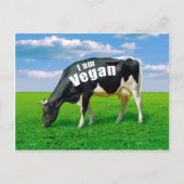 Ik ben Vegan Briefkaart (Voorkant)