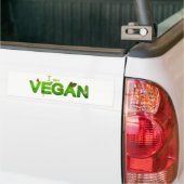Ik ben Vegan Bumper/Fender Sticker (Op Truck)